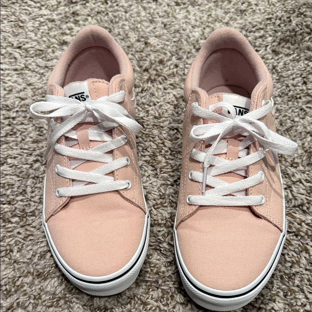 Vans Women's Blush Pink Canvas Sneakers